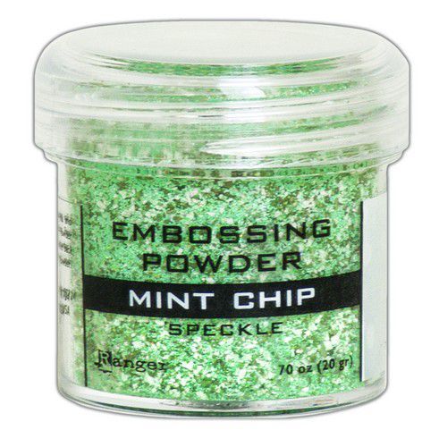 Ranger Embossing Speckle Powder Mint Chip