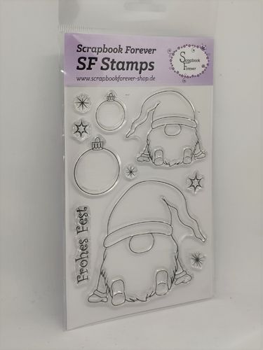 SF Stamps Wichtel Frohes Fest