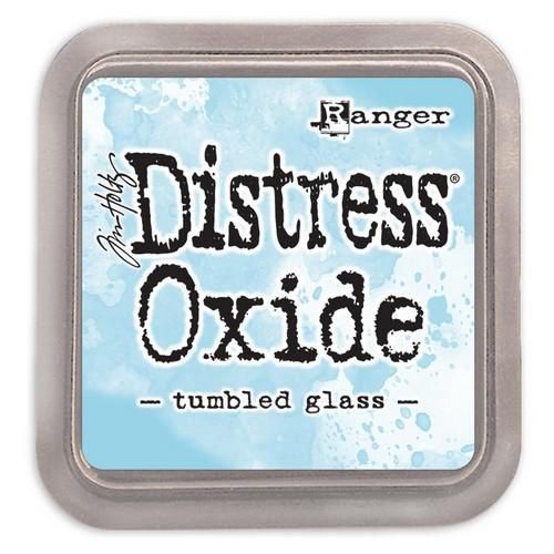Distress Oxide Ink Tumbled Glass