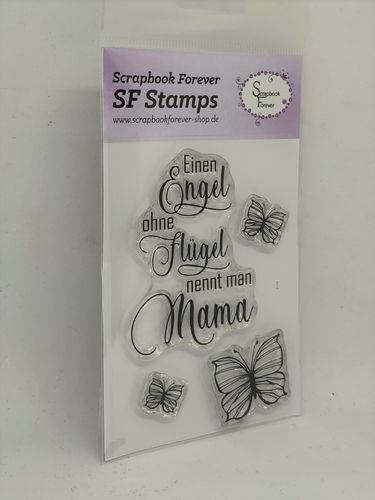 RESTPOSTEN SF Stamps Einen Engel ohne Flügel nennt man Mama