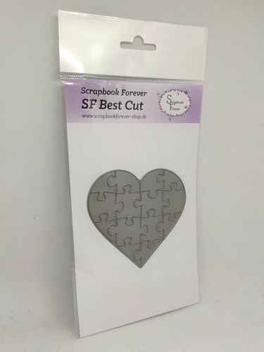 RESTPOSTEN SF Best Cut Puzzlestanze Herz