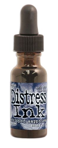Distress Ink Reinker Chipped Saphire