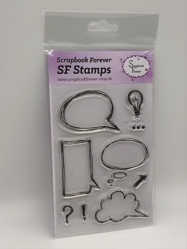 RESTPOSTEN SF Stamps Sprechblasen