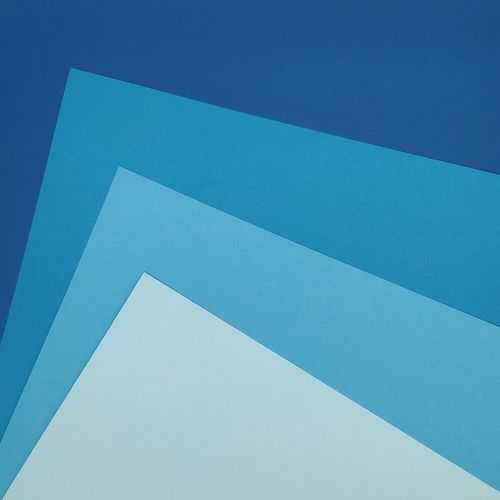 SF BaLi Paper Multi Pack Hellblau/Atlantikblau/Ozeanblau/Blau Smooth-Glatt 30,5 x 30,5 cm