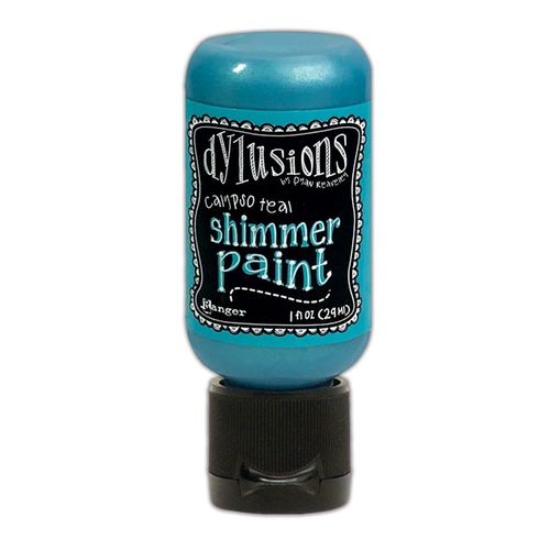 Ranger Dylusions Shimmer Paint Calypso Teal