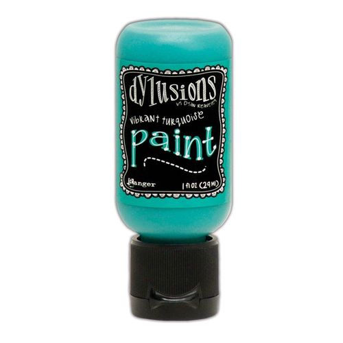 Ranger Dylusions Flip Cup Paint Vibrant Turquoise