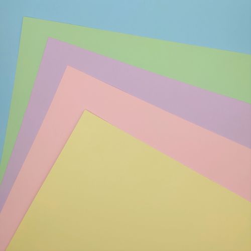 SF BaLi Paper Multi Pack Pastellgelb/Rosa/Flieder/Hellblau/Pastellgrün Smooth-Glatt 30,5 x 30,5 cm