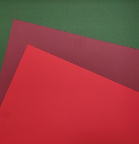 SF BaLi Paper Multi Pack Dunkelrot/Mohnrot/Dunkelgrün Smooth-Glatt 30,5 x 30,5 cm