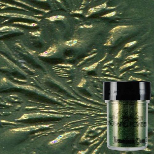 Lindy´s Stamps Gang Embossing Powder Tannenbaum Green Gold