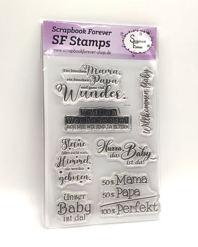 SF Stamps Hurra,das Baby ist da!