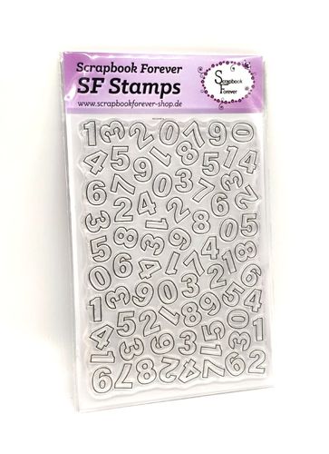 SF Stamps Hintergrundstempel Zahlen