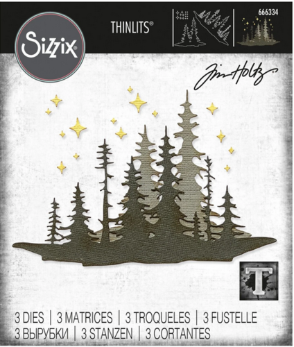 Sizzix Thinlits Forest Shadows