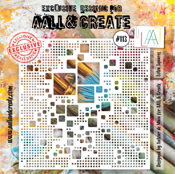 Aall and Create Stencil Lotza Squares