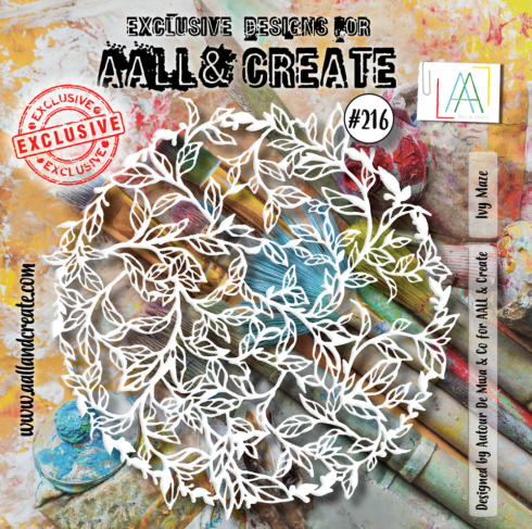 Aall and Create Stencil Ivy Maze