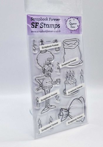 SF Stamps Alte Dame und Säcke